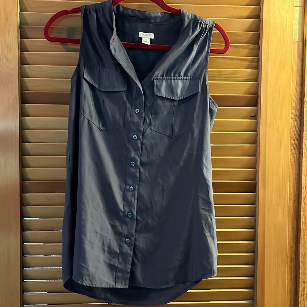 Jcrew sleeveless shirt